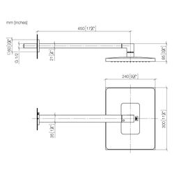 Dornbracht Symetrics Regenbrause mit Wandanbindung Serienspezifisch 28765980 Me... DORNBRACHT-28765980-28 4029011898846 (Abb. 1)