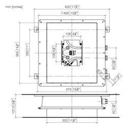 Dornbracht Unterputz-Deckeneinbaukasten für Deckeneinbau mit Licht flächenbündig... DORNBRACHT-3504497090 4029011952005 (Abb. 1)
