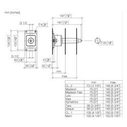 Dornbracht Unterputz-Ventil Messing bleifrei Anschluss IG 1/2" 1x Abgang IG 1/2"... DORNBRACHT-3560797090 4029011853395 (Abb. 1)