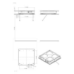 Dornbracht Unterputz-Deckeneinbaukasten Rainmoon mit Farblicht 1356x1356x290mm 2... DORNBRACHT-3561597090 4099477038872 (Abb. 1)