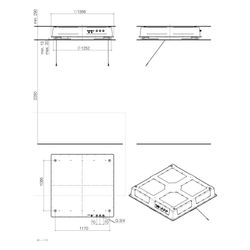 Dornbracht Unterputz-Deckeneinbaukasten Aquamoon 1356x1356x290mm 3 Strahlarten A... DORNBRACHT-3562097090 4029011820687 (Abb. 1)