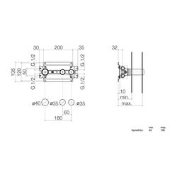 Dornbracht Unterputz-Vent.modul Serienneutral 35696970... DORNBRACHT-3569697090 4029011656972 (Abb. 1)