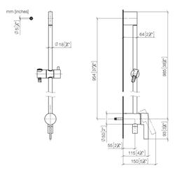 Dornbracht Unterputz Einhandmischer Serienneutral 36111970 chrom... DORNBRACHT-36111970-00 4029011890710 (Abb. 1)