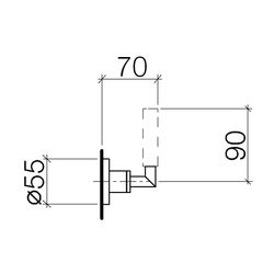 Dornbracht Tara Classic Unterputzventil 36310880 chrom... DORNBRACHT-36310880-00 4029011394676 (Abb. 1)