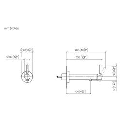 Dornbracht Meta Waschtisch-Wand-Einhandmischer ohne Ablaufgarnitur 36804661 sch... DORNBRACHT-36804661-33 4029011762208 (Abb. 1)