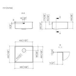 Dornbracht Einzelbecken Serienneutral 38450003 Edelstahl poliert... DORNBRACHT-38450003-85 4029011783579 (Abb. 1)
