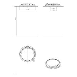 Dornbracht Regenpaneel Rainmoon mit LED-Beleuchtung 2 Strahlarten Aquacircle Ra... DORNBRACHT-41610979-10 4029011820663 (Abb. 1)
