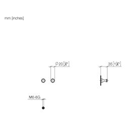 Dornbracht Haken Madison, Bronze gebürstet... DORNBRACHT-83250970-42 4099477290584 (Abb. 1)