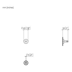 Dornbracht Haken, Ausladung 50mm, Dark Brass gebürstet... DORNBRACHT-83251979-39 4099477351124 (Abb. 1)