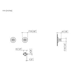 Dornbracht Halter für TARA, Chrom, 83490892-00... DORNBRACHT-83490892-00 4029011515941 (Abb. 1)
