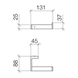 Dornbracht JUST Papierrollenhalter ohne Deckel 83500965 chrom... DORNBRACHT-83500965-00 4029011652998 (Abb. 1)