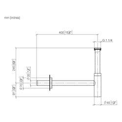 Dornbracht Geruchverschluss rund, Dark Bronze gebürstet PVD, 10060970... DORNBRACHT-10060970-43 4099477462653 (Abb. 1)