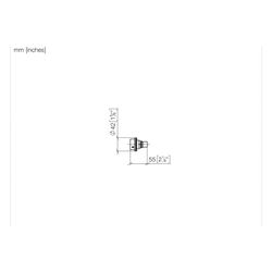 Dornbracht Verlängerung 28mm für Xtool Thermostatmodul 35 503/511/521/531/524/53... DORNBRACHT-1217797090 4029011428593 (Abb. 1)