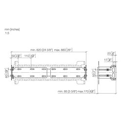 Dornbracht Befestigungssatz Symetrics xGRID 135x135x33mm für Trockenbau, 1234097... DORNBRACHT-1234097090 4099477015378 (Abb. 1)