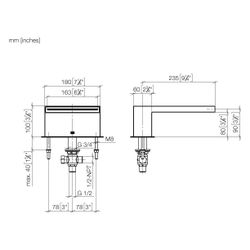 Dornbracht Wannen-Schwallauslauf Mem, ohne Umstellung für Standmontage, 235mm, ... DORNBRACHT-13630740-39 4099477399300 (Abb. 1)