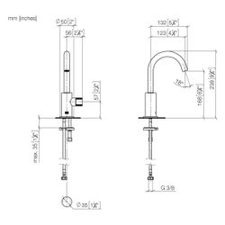 Dornbracht Meta Standventil, Kaltwasser 17500661 chrom... DORNBRACHT-17500661-00 4029011761850 (Abb. 1)