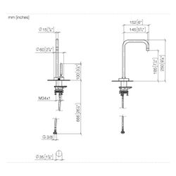Dornbracht Kaltwasser-Armatur Meta Square, Ausladung 145mm, max. 3,8l/min, Chro... DORNBRACHT-17872861-93 4099477380094 (Abb. 1)