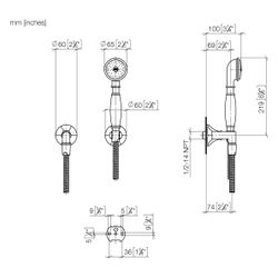 Dornbracht Madison Schlauchbrausegarnitur 27803371 platin matt... DORNBRACHT-27803371-06 4029011719226 (Abb. 1)