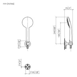 Dornbracht Schlauchbrausegarnitur Meta FlowReduce, max. 6,8l/min, Gold gebü... DORNBRACHT-27805625-370010 4099477433950 (Abb. 1)