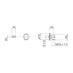 Dornbracht Kneipp-Wandanschlussbogen Serienneutral 27820979 Messing gebürstet... DORNBRACHT-27820979-28 4029011898303 (Abb. 1)