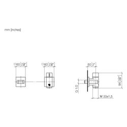 Dornbracht Kneipp-Wandanschlussbogen Water Tube mit Mengenregulierung und Schla... DORNBRACHT-27821979-37 4099477434308 (Abb. 1)