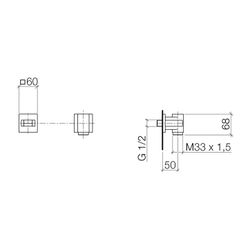 Dornbracht Kneipp-Wandanschlussbogen Serienneutral 27822979 platin matt... DORNBRACHT-27822979-06 4029011480904 (Abb. 1)