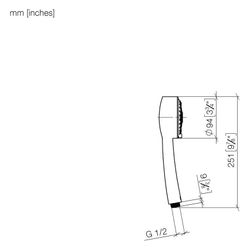 Dornbracht Handbrause Madison 9l/min, Dark Bronze gebürstet PVD... DORNBRACHT-28002978-43 4099477489155 (Abb. 1)