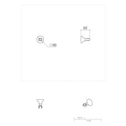 Dornbracht Brausehalter Madison Rosette 65mm, Dark Platinum gebürstet... DORNBRACHT-28050410-99 4029011808081 (Abb. 1)
