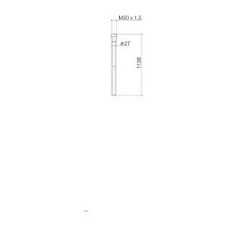 Dornbracht Kneipp-Schlauch Serienneutral 28280979 schwarz weiß... DORNBRACHT-28280979-13 4029011426414 (Abb. 1)