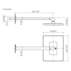 Dornbracht Symetrics Regenbrause mit Wandanbindung Serienspezifisch 28765980 Me... DORNBRACHT-28765980-28 4029011898846 (Abb. 1)