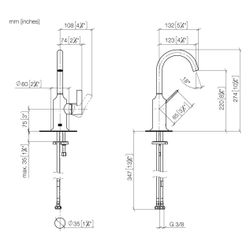 Dornbracht VAIA Waschtisch-Einhandmischer ohne Ablaufgarnitur 33525809 chrom... DORNBRACHT-33525809-00 4029011737633 (Abb. 1)