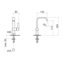Dornbracht IMO Waschtisch-Einhandmischer mit hohem Auslauf 33526670 chrom... DORNBRACHT-33526670-00 4029011688799 (Abb. 1)