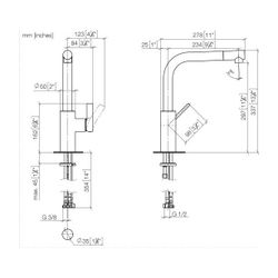 Dornbracht Elio Einhandmischer für Spül-/Profibrause 33826790 chrom... DORNBRACHT-33826790-00 4029011459542 (Abb. 1)