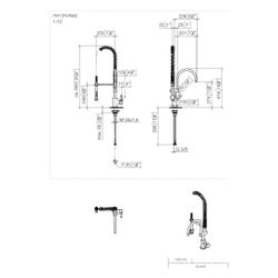 Dornbracht Einhebelmischer Tara Profi schwenkbar, Ausladung 200mm, max. 7l/min,... DORNBRACHT-33880888-39 4099477401096 (Abb. 1)