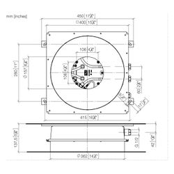 Dornbracht Unterputz-Deckeneinbaukasten für Deckeneinbau mit Licht flächenbündig... DORNBRACHT-3503497090 4029011951985 (Abb. 1)