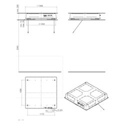 Dornbracht Unterputz-Deckeneinbaukasten Aquamoon 1356x1356x290mm 3 Strahlarten A... DORNBRACHT-3562097090 4029011820687 (Abb. 1)