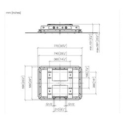 Dornbracht Unterputz-Deckeneinbaukasten Serenity Sky flächenbündig 662x482mm Ein... DORNBRACHT-3577097090 4099477268293 (Abb. 1)