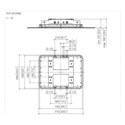 Dornbracht Unterputz-Deckeneinbaukasten Serenity Sky plus flächenbündig 662x482m... DORNBRACHT-3578097090 4099477268330 (Abb. 1)