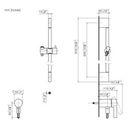 Dornbracht Unterputz Einhandmischer Serienneutral 36110970 schwarz matt... DORNBRACHT-36110970-33 4029011920424 (Abb. 1)