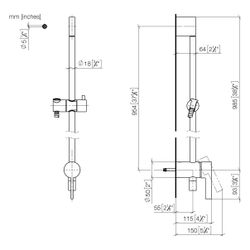 Dornbracht Unterputz Einhandmischer Serienneutral 36111970 chrom... DORNBRACHT-36111970-00 4029011890710 (Abb. 1)