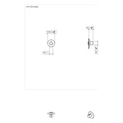 Dornbracht Unterputzventil Meta, rechtsschließend, 1/2", Rosette 60mm, Dark Bra... DORNBRACHT-36607660-39 4099477350240 (Abb. 1)