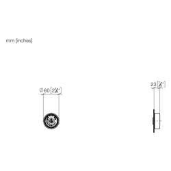 Dornbracht Unterputzventil CYO rechtsschließend G 3/4", Chrom... DORNBRACHT-36608811-00 4029011954559 (Abb. 1)
