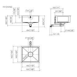 Dornbracht Einzelbecken Serienneutral 38450002 schwarz matt... DORNBRACHT-38450002-71 4029011753022 (Abb. 1)