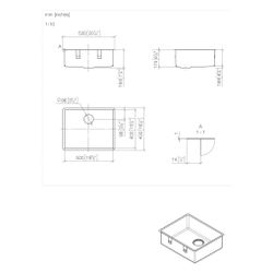 Dornbracht Einzelbecken Serienneutral 38501003 Edelstahl poliert... DORNBRACHT-38501003-85 4029011783616 (Abb. 1)