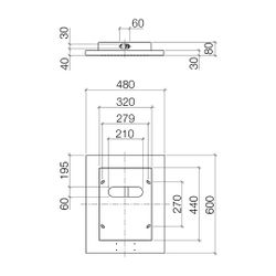 Dornbracht Regenpaneel Big Rain für Deckeneinbau 39l/min, Edelstahl poliert... DORNBRACHT-41400979-85 4029011443695 (Abb. 1)