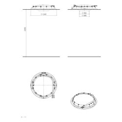 Dornbracht Regenpaneel Rainmoon mit LED-Beleuchtung 2 Strahlarten Aquacircle Ra... DORNBRACHT-41610979-10 4029011820663 (Abb. 1)