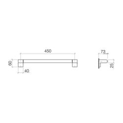Dornbracht IMO Badetuchhalter 83045670 platin matt... DORNBRACHT-83045670-06 4029011689710 (Abb. 1)