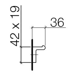 Dornbracht IMO Haken 83251670 platin matt... DORNBRACHT-83251670-06 4029011689727 (Abb. 1)