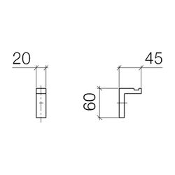 Dornbracht Haken Symetrics, Dark Chrome... DORNBRACHT-83251980-19 4099477075921 (Abb. 1)