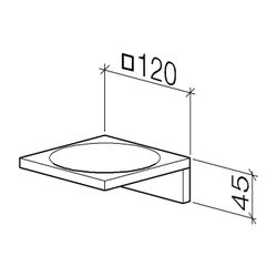 Dornbracht MEM Seifenhalter Standmodell Serienspezifisch 84410780 schwarz matt... DORNBRACHT-84410780-33 4029011908422 (Abb. 1)